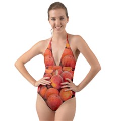 PEACHES 2 Halter Cut-Out One Piece Swimsuit