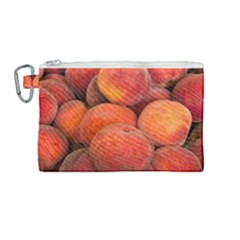 PEACHES 2 Canvas Cosmetic Bag (Medium)