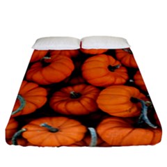 Pumpkins 2 Fitted Sheet (california King Size) by trendistuff