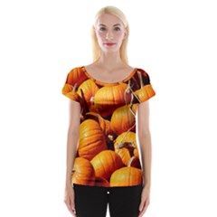 Pumpkins 3 Cap Sleeve Tops by trendistuff