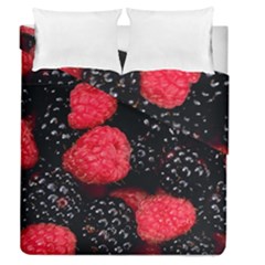 Raspberries 1 Duvet Cover Double Side (queen Size) by trendistuff