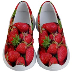 Strawberries 1 Kid s Lightweight Slip Ons by trendistuff