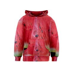 Watermelon 1 Kids  Pullover Hoodie by trendistuff