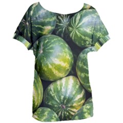 Watermelon 2 Women s Oversized Tee by trendistuff