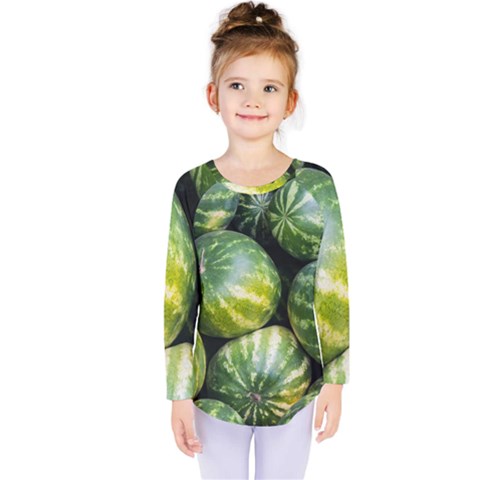 Watermelon 2 Kids  Long Sleeve Tee by trendistuff