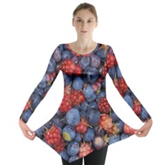 Wild Berries 1 Long Sleeve Tunic  by trendistuff