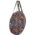 ARTWORK BY PATRICK-COLORFUL-8 Giant Round Zipper Tote View3