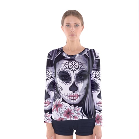 Day Of The Dead Women s Long Sleeve Tee by StarvingArtisan