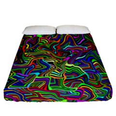 Artwork By Patrick-colorful-9 Fitted Sheet (queen Size) by ArtworkByPatrick