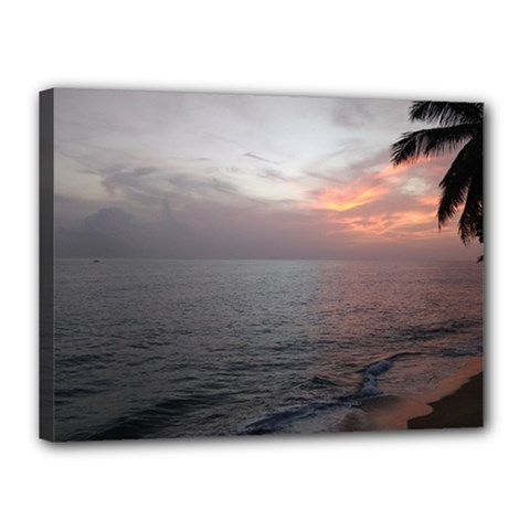 Sunset Canvas 16  X 12  by StarvingArtisan
