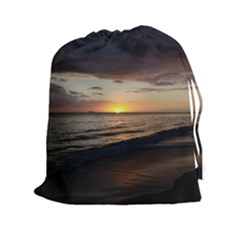 Sunset On Rincon Puerto Rico Drawstring Pouches (xxl) by StarvingArtisan