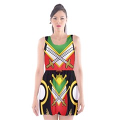 Shield Of The Imperial Iranian Ground Force Scoop Neck Skater Dress by abbeyz71