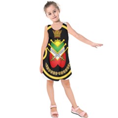 Shield Of The Imperial Iranian Ground Force Kids  Sleeveless Dress by abbeyz71