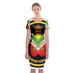 Shield Of The Imperial Iranian Ground Force Classic Short Sleeve Midi Dress by abbeyz71