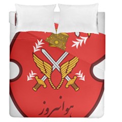 Seal Of The Imperial Iranian Army Aviation  Duvet Cover Double Side (queen Size) by abbeyz71