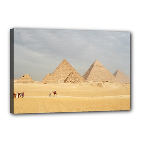 Giza Pyramids Canvas 18  X 12  by StarvingArtisan