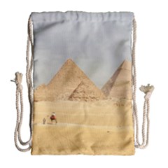 Giza Pyramids Drawstring Bag (large) by StarvingArtisan