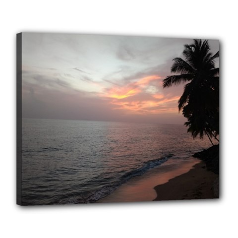 Puerto Rico Sunset Canvas 20  X 16  by StarvingArtisan