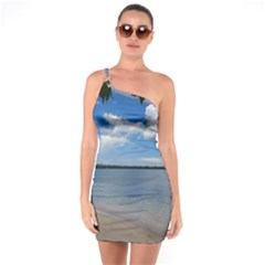 Isla Puerto Rico One Soulder Bodycon Dress by StarvingArtisan