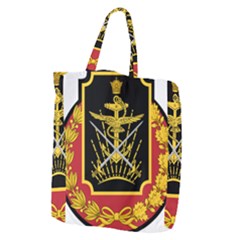 Logo Of Imperial Iranian Ministry Of War Giant Grocery Zipper Tote by abbeyz71