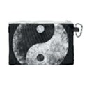 Grunge Yin Yang Canvas Cosmetic Bag (Large) View2