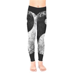 Grunge Yin Yang Kids  Legging