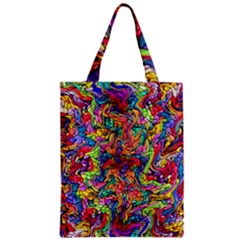 COLORFUL-12 Zipper Classic Tote Bag