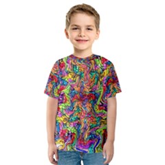 COLORFUL-12 Kids  Sport Mesh Tee