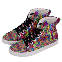 Colorful-12 Women s Hi-top Skate Sneakers by ArtworkByPatrick