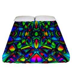 COLORFUL-13 Fitted Sheet (Queen Size)