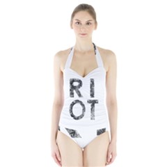 Riot Halter Swimsuit by Valentinaart