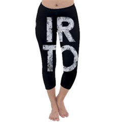 Riot Capri Winter Leggings  by Valentinaart