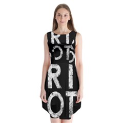 Riot Sleeveless Chiffon Dress   by Valentinaart