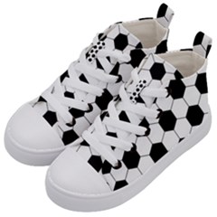 Football Kid s Mid-top Canvas Sneakers by Valentinaart