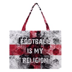 Football Is My Religion Medium Tote Bag by Valentinaart