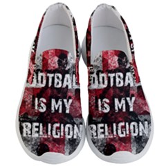 Football Is My Religion Men s Lightweight Slip Ons by Valentinaart