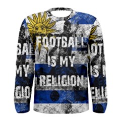 Football Is My Religion Men s Long Sleeve Tee by Valentinaart