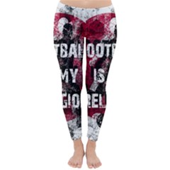 Football is my religion Classic Winter Leggings