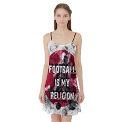 Football is my religion Satin Night Slip