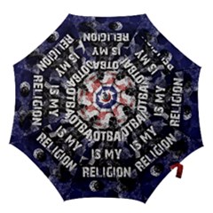 Football Is My Religion Hook Handle Umbrellas (medium) by Valentinaart