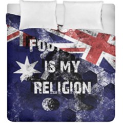 Football Is My Religion Duvet Cover Double Side (king Size) by Valentinaart