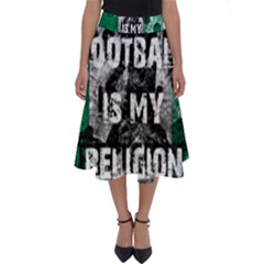 Football Is My Religion Perfect Length Midi Skirt by Valentinaart