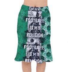 Football Is My Religion Mermaid Skirt by Valentinaart