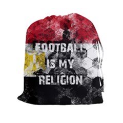 Football Is My Religion Drawstring Pouches (xxl)