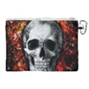 Skull Canvas Cosmetic Bag (XL) View2