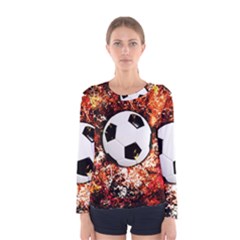 Football  Women s Long Sleeve Tee