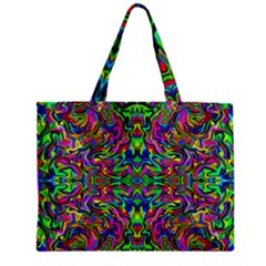 Colorful-15 Zipper Mini Tote Bag by ArtworkByPatrick