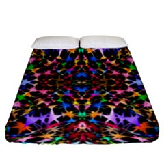 Colorful-16 Fitted Sheet (king Size) by ArtworkByPatrick