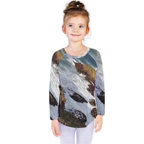 Jobo Beach Isabela Puerto Rico  Kids  Long Sleeve Tee by StarvingArtisan