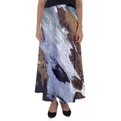 Jobo Beach Isabela Puerto Rico  Flared Maxi Skirt